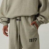 Front view of Fear of God Essentials Essentials Joggers premium joggers