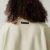 Back view of Fear of God Essentials luxury Sweatshirt with clean finishing