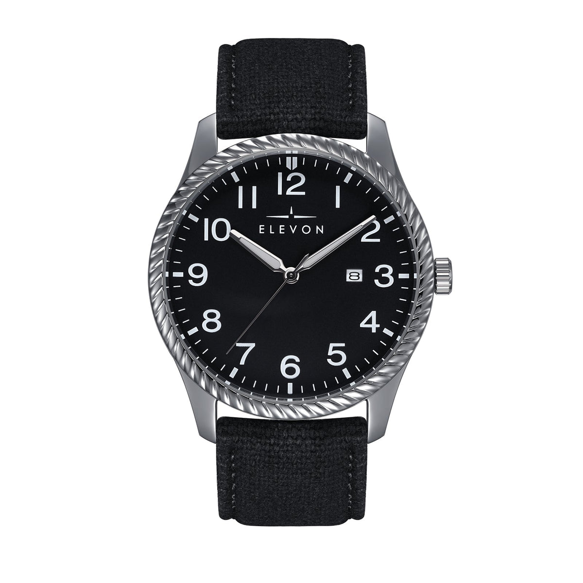 Side view of Elevon unisex watch