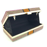 Front view of Shelly Mason Evening Clutch Bag premium bag