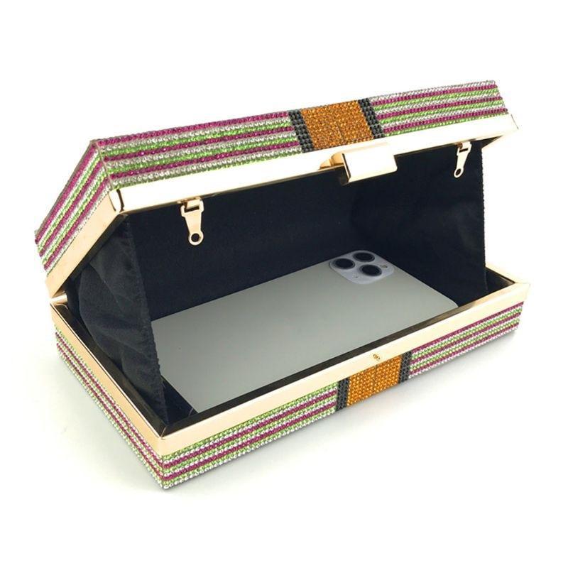 Shelly Mason Evening Clutch Bag detail shot – authentic designer craftsmanship