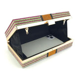 Shelly Mason Evening Clutch Bag detail shot – authentic designer craftsmanship