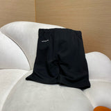 Bellvora Chrome Shorts detail shot – designer craftsmanship and quality