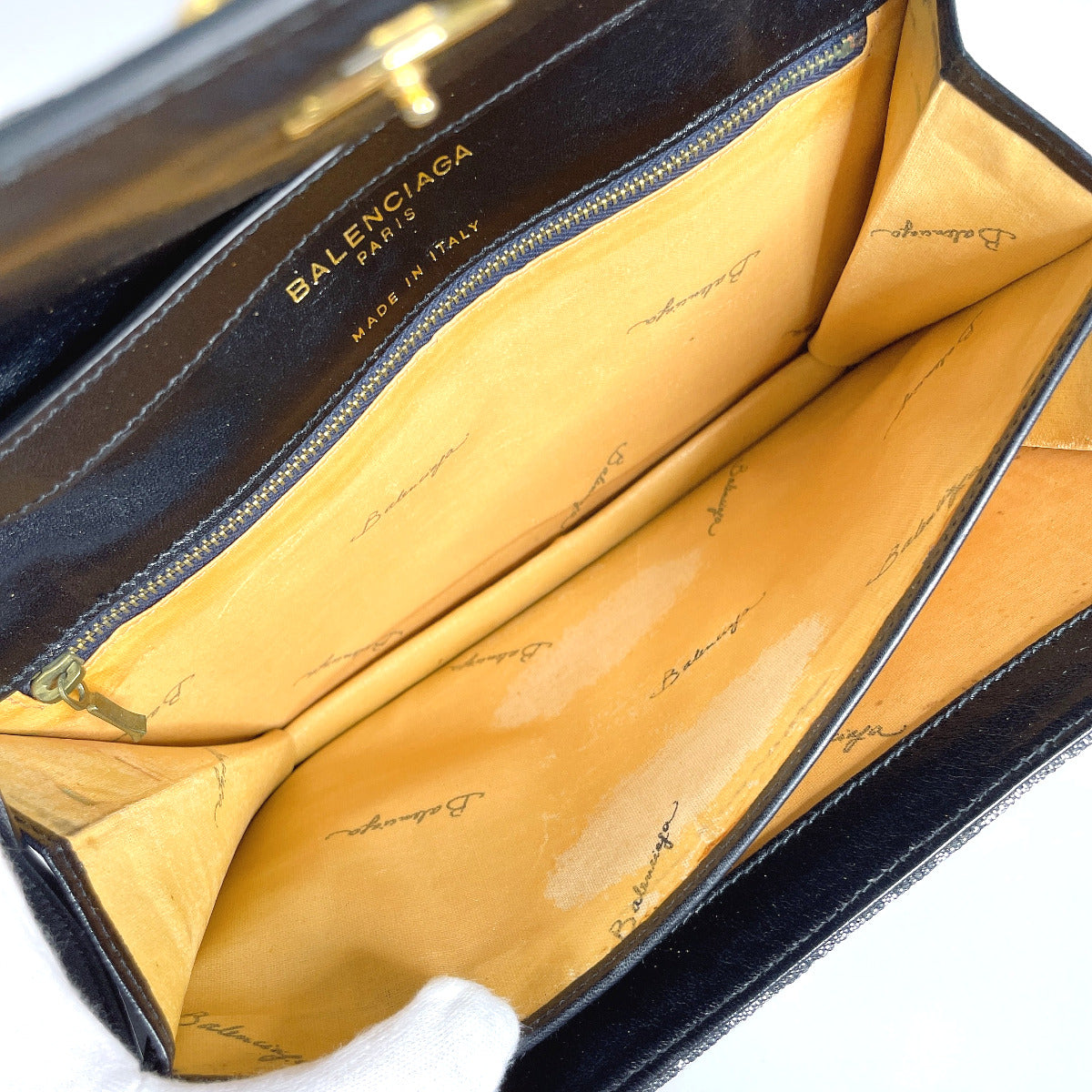 Side view of Balenciaga shoulder bag premium designer bag