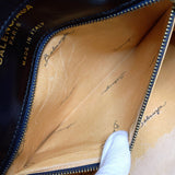 Crisbris elegant leather Luxury Bag back view