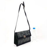 Crisbris elegant leather Luxury Bag flat lay view