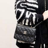 Front view of Chanel 24C Mini Trendy Bag premium piece