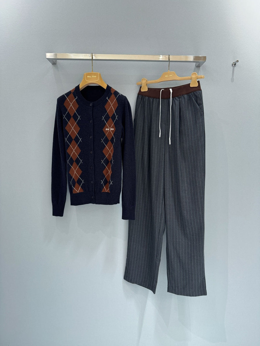 Sweaters? Miu M Cardigan Luxury Designer Knit Sweater
