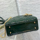 Christian Dior Mini Lady Bag detail shot – designer craftsmanship and quality