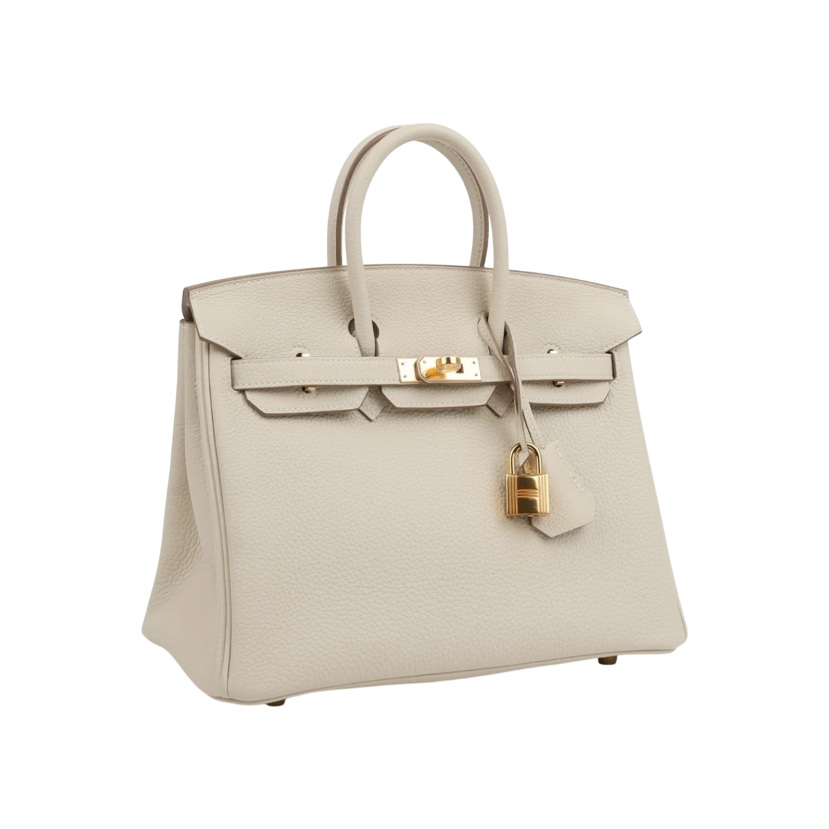 HermÃ¨s Birkin 25 Craie Togo Gold Hardware
