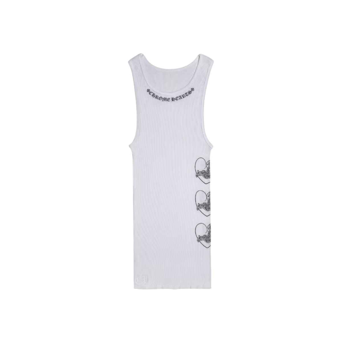 Chrome Hearts Love You Rib Tank White/Black