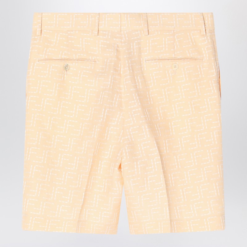 Fendi premium shorts detail and craftsmanship close-up