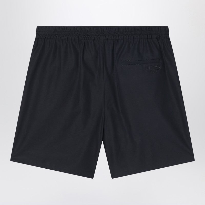 Fendi premium shorts detail and craftsmanship close-up