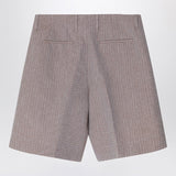 Fendi premium shorts detail and craftsmanship close-up