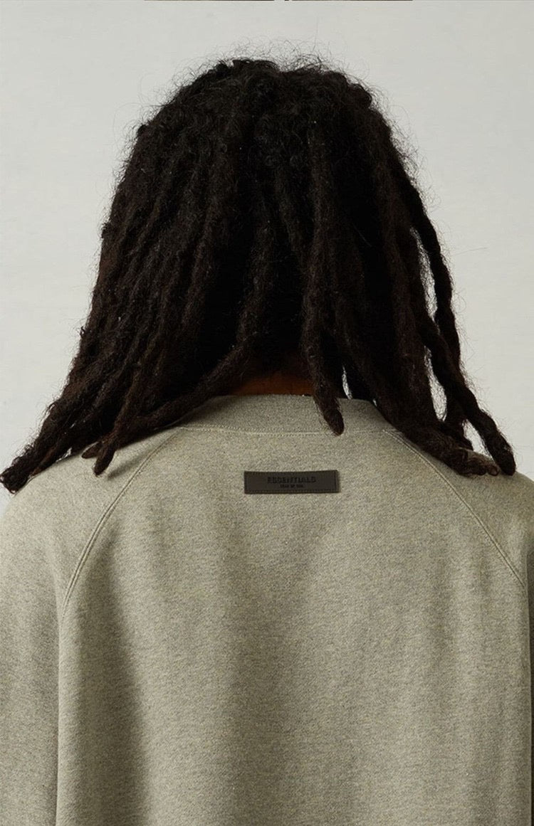 Fear of God Essentials Essentials Sweatshirt detail shot – designer craftsmanship and quality