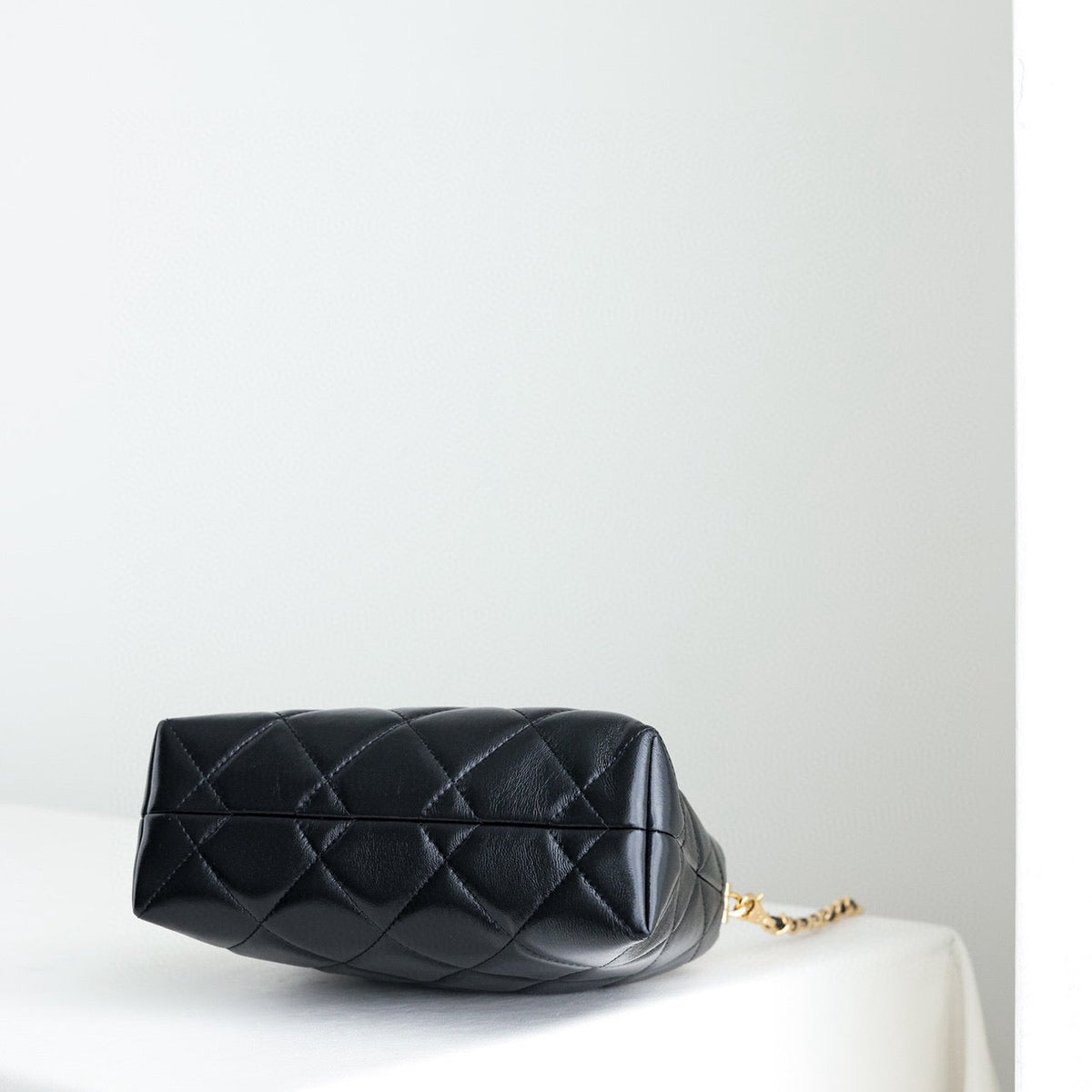 Front view of Chanel 24B Hobo Bag premium bag