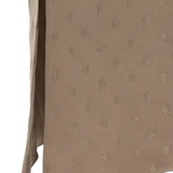 Close-up of Fendi cocktail dresses hardware and fine stitching
