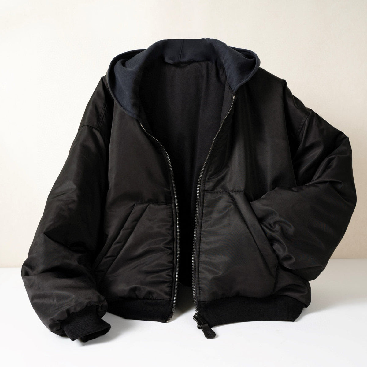 Balenciaga Bomber Jacket detail shot – authentic designer craftsmanship