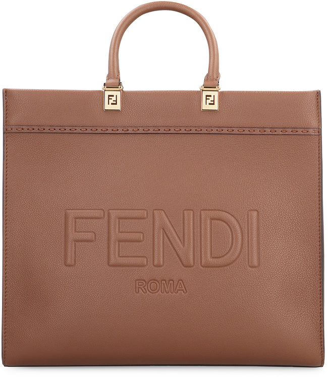 Fendi premium tote bags detail and craftsmanship close-up
