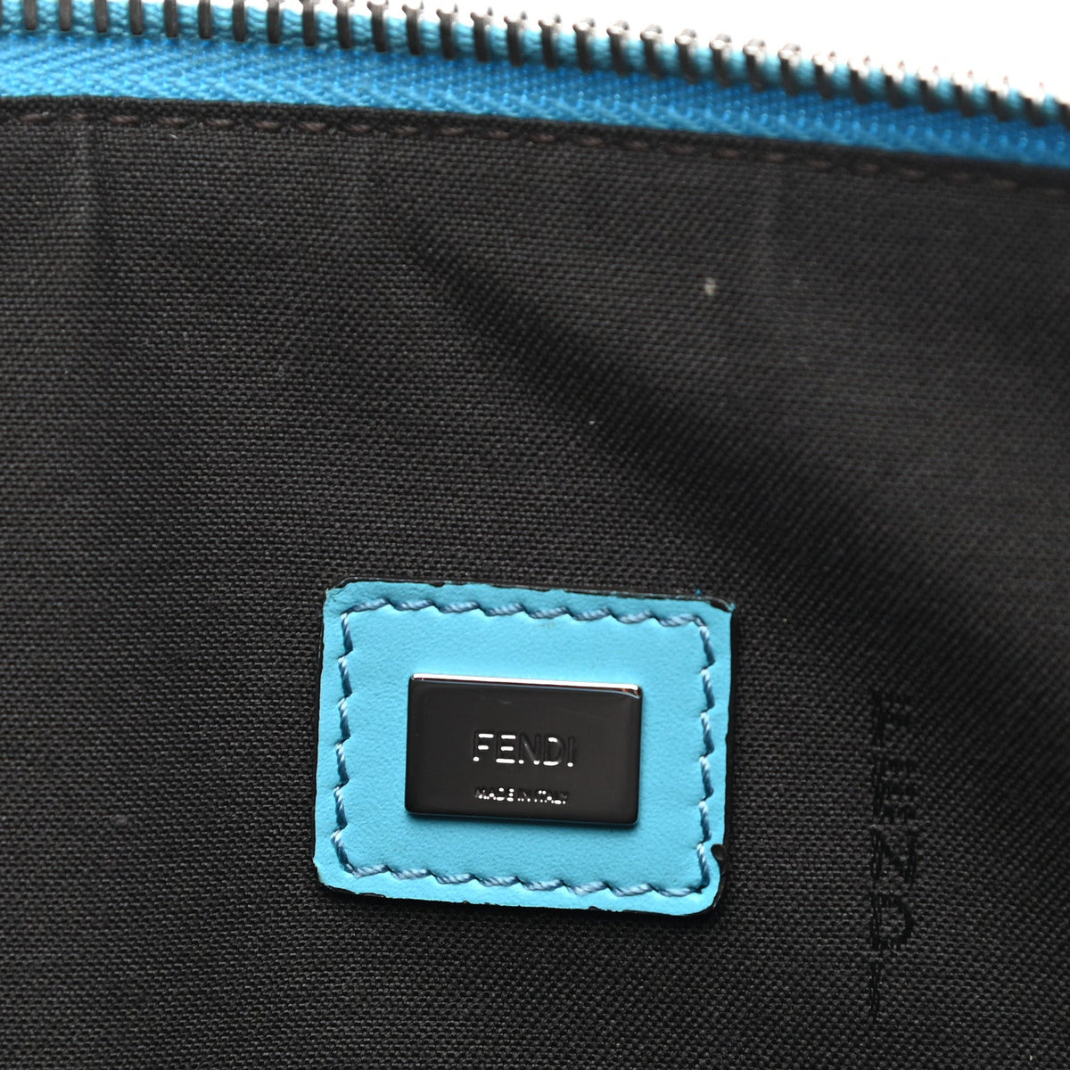 Fendi Bags? Fendi Roma Embossed Logo Large Pouch Clutch Bag Elegant Everyday Designer Handbag