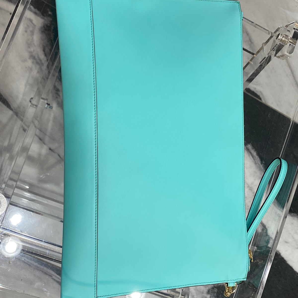 Fendi Bags? Fendi Roma Embossed Logo Large Pouch Clutch Bag Elegant Everyday Designer Handbag