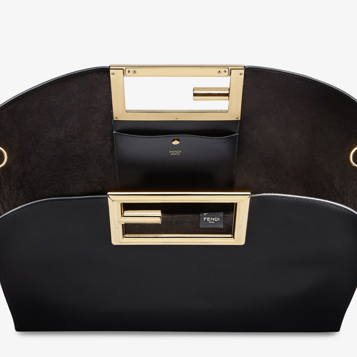 Fendi shoulder bags luxury designer piece front view