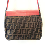 Close-up of Fendi crossbody bags hardware and fine stitching
