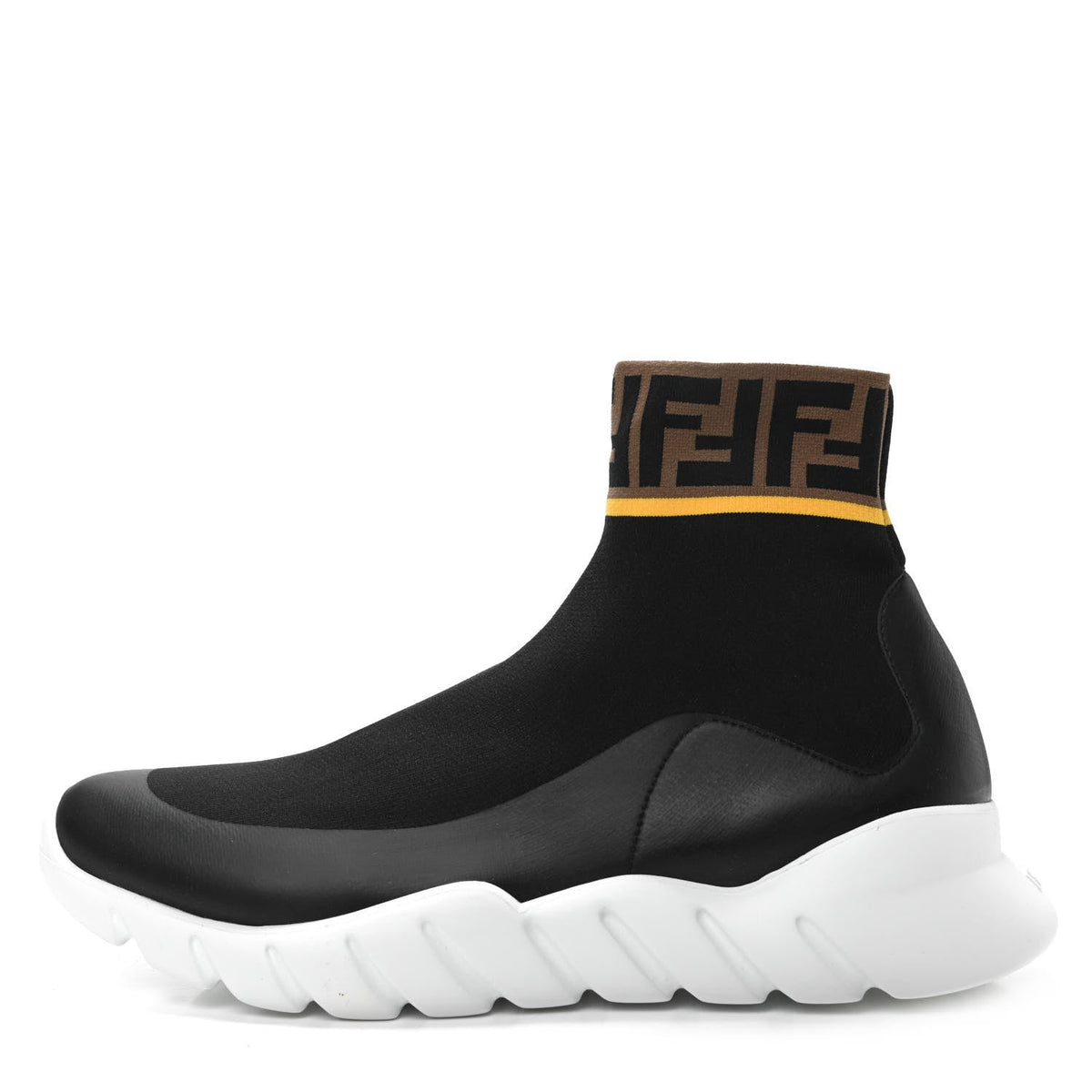 Fendi premium sneakers detail and craftsmanship close-up