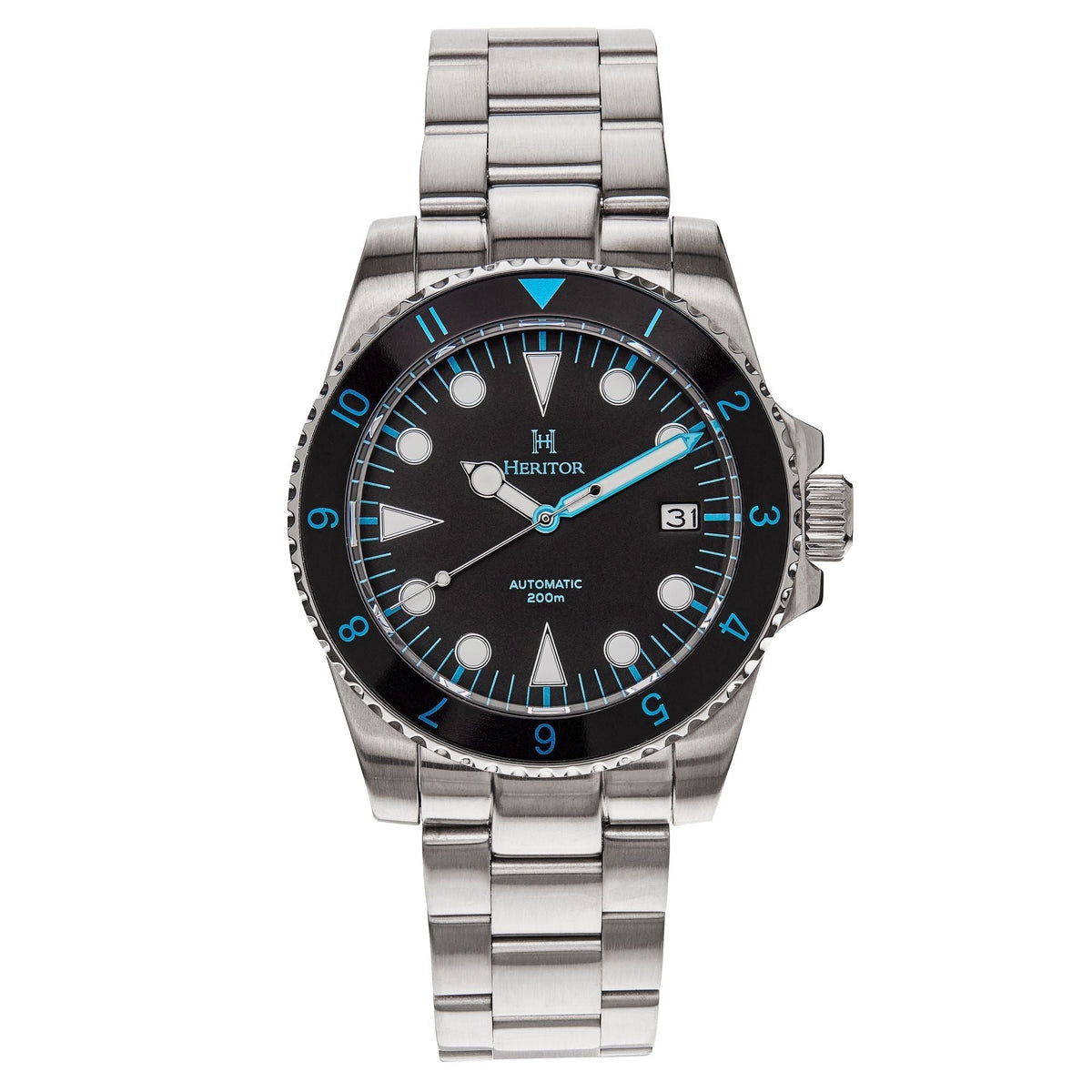 Lifestyle view of Heritor Automatic Luciano unisex bracelet