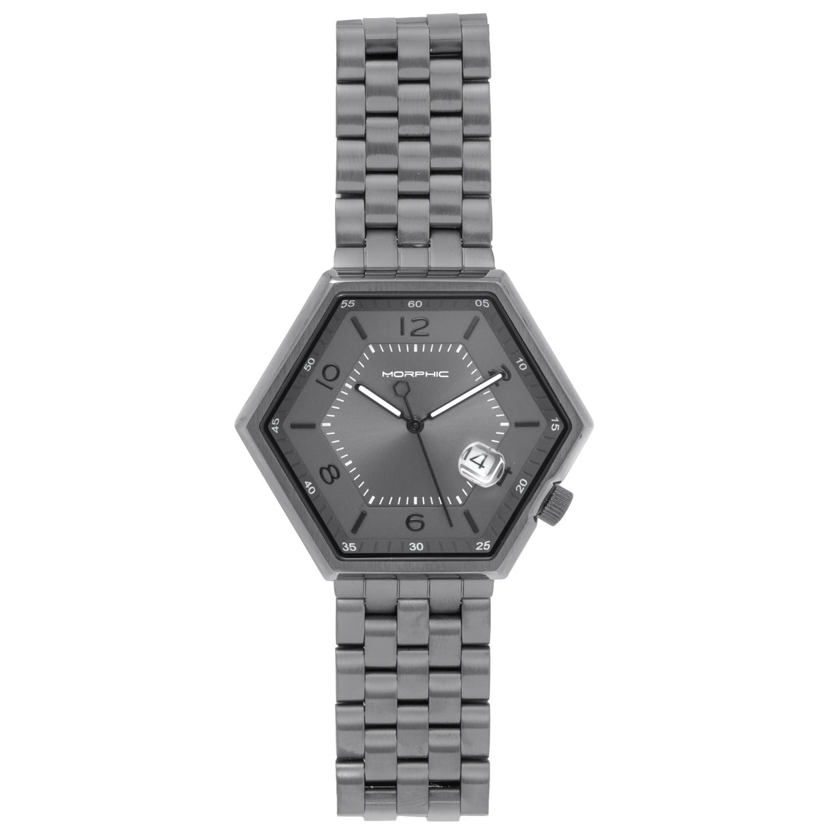 Angled view of Morphic M96 Series unisex bracelet