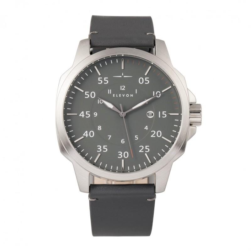 Angled view of Elevon unisex watch