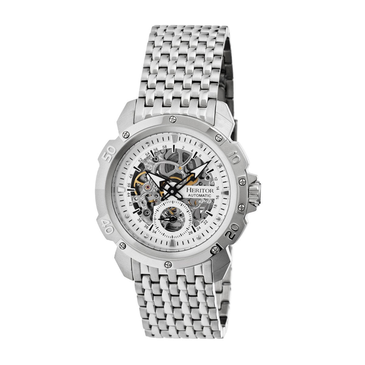 Front view of Heritor Automatic Conrad men's watch