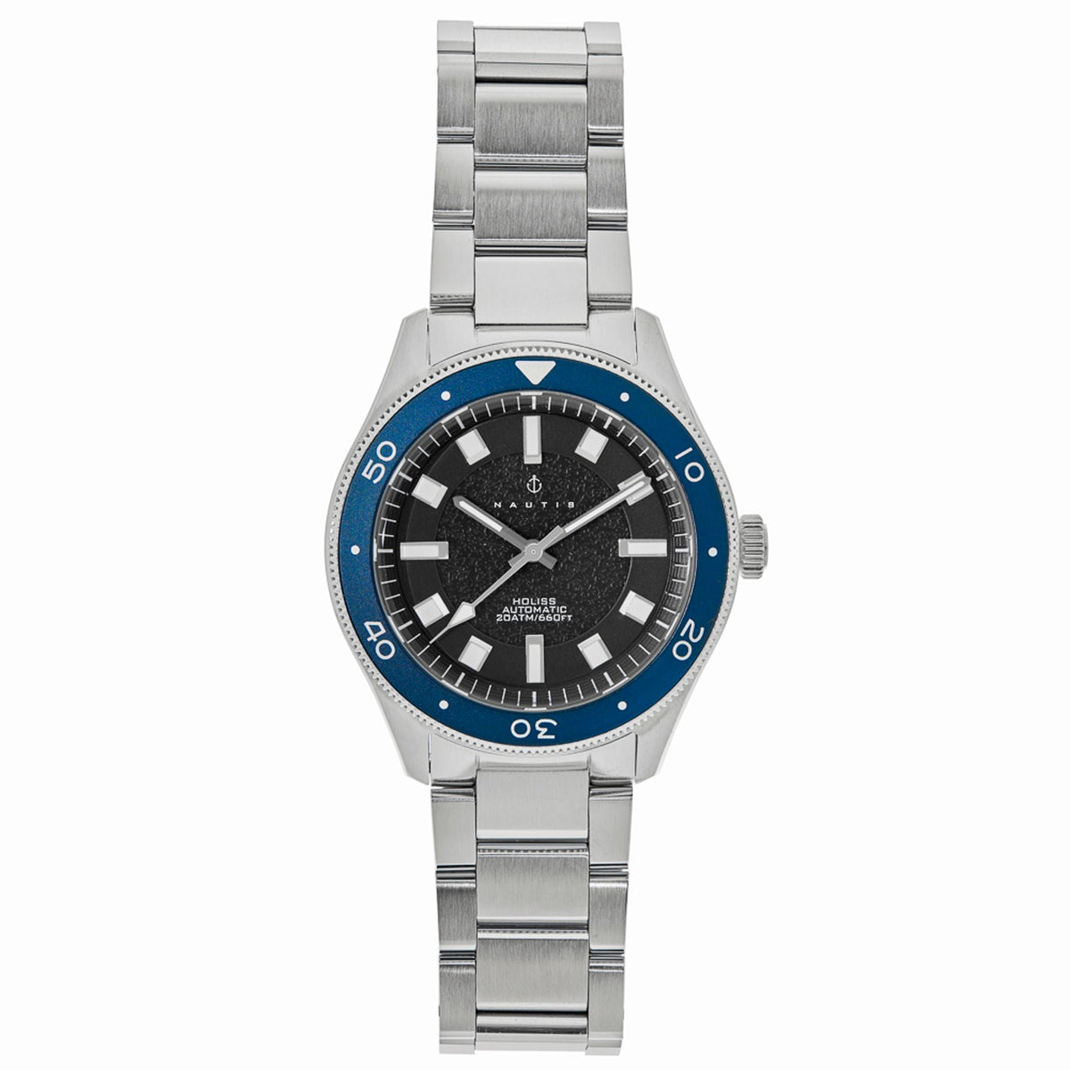 Side view of Nautis Holiss Japanese unisex watch