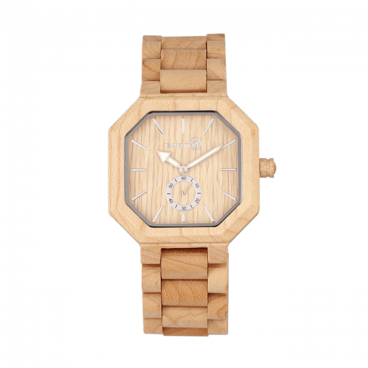 Front view of Earth Wood unisex bracelet