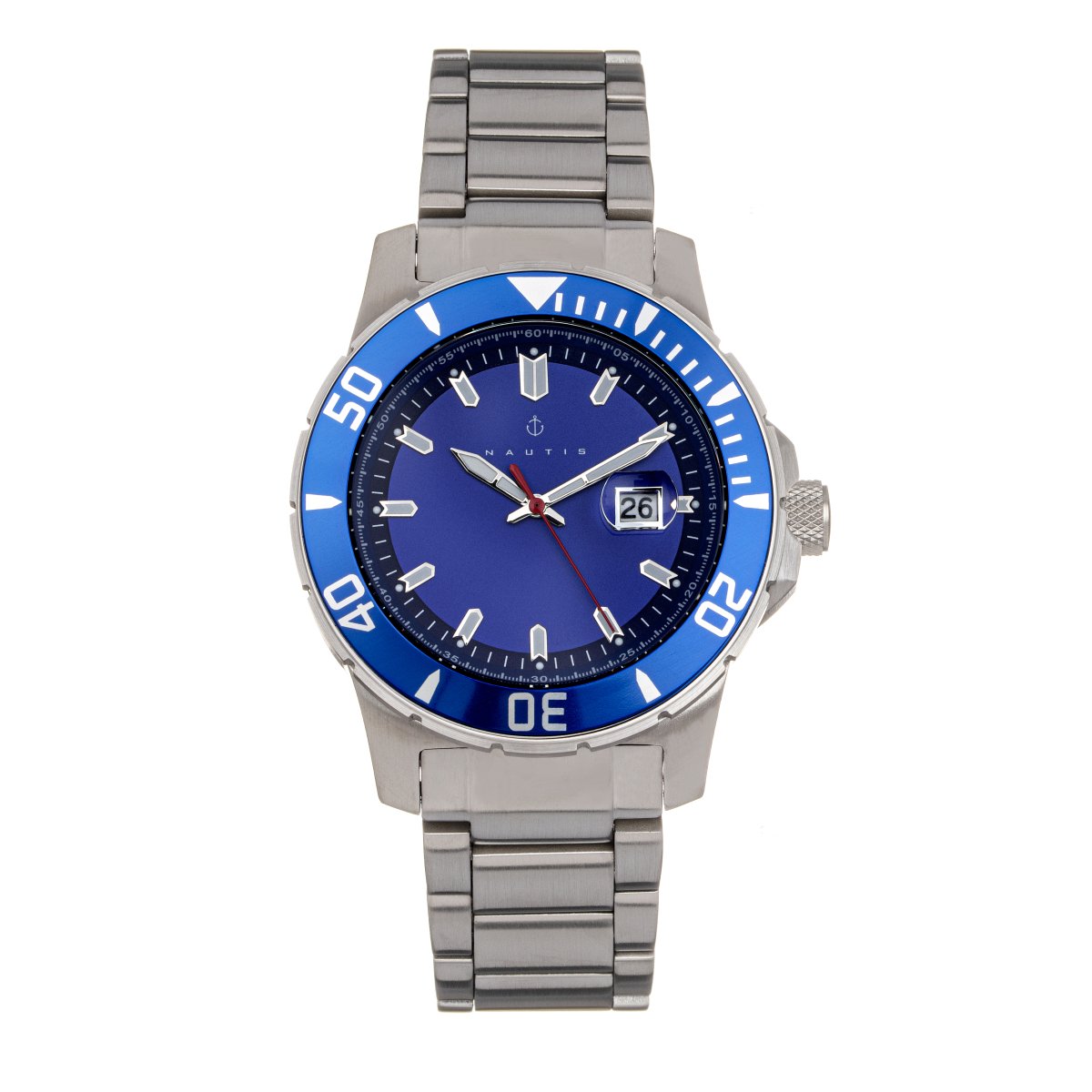 Angled view of Nautis Admiralty Pro unisex bracelet