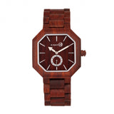 Angled view of Earth Wood unisex bracelet