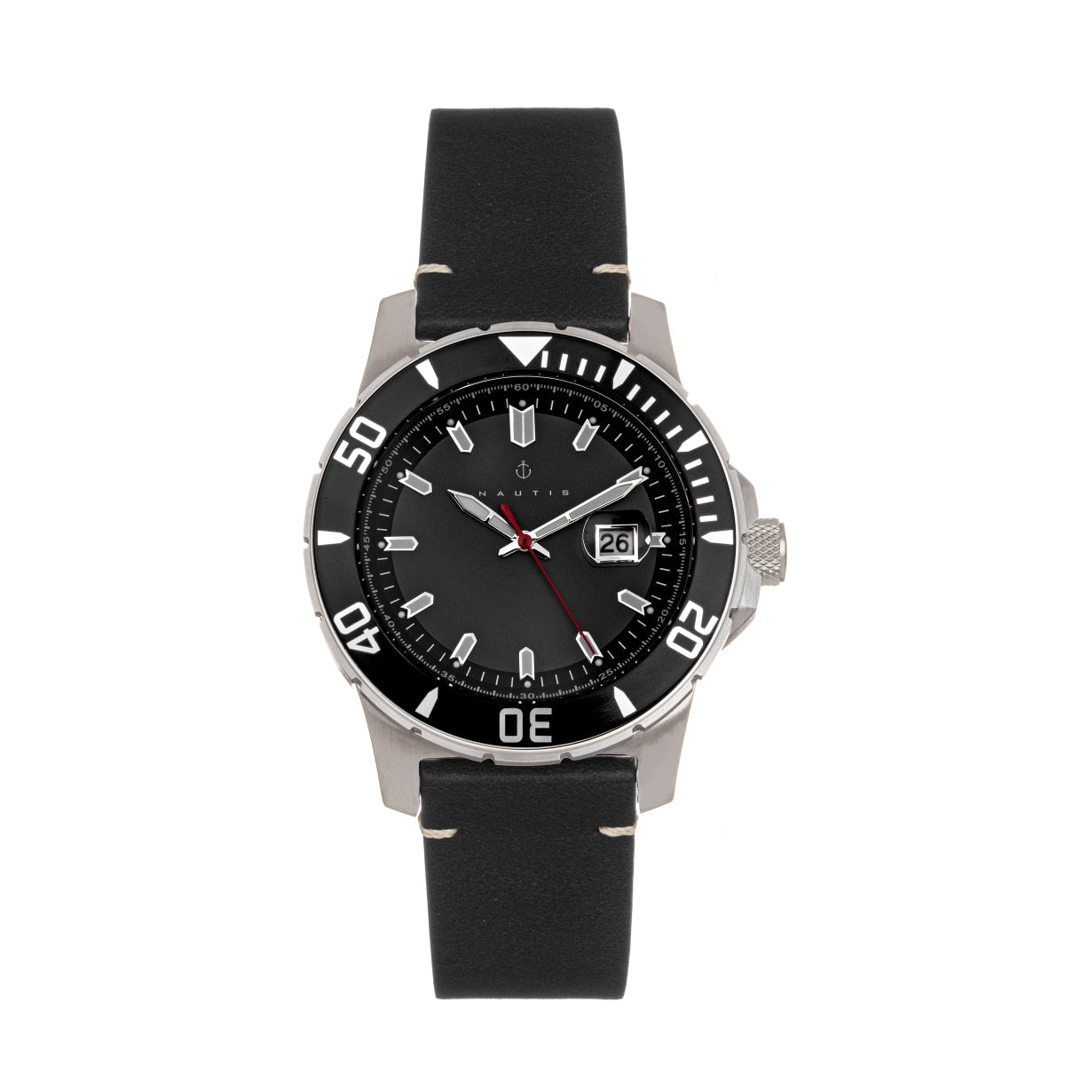 Front view of Nautis Diver Pro unisex watch