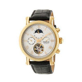 Close-up detail view of Heritor Automatic Winston unisex watch