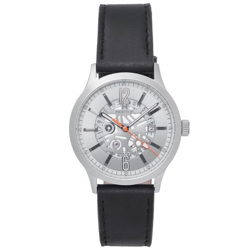 Close-up detail view of Heritor Automatic Dayne unisex watch