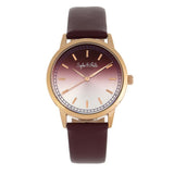 Angled view of Sophie and Freda unisex watch