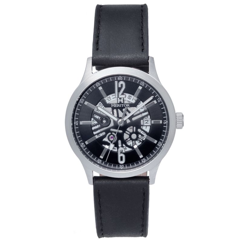 Front view of Heritor Automatic Dayne unisex watch