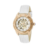 Close-up detail view of Empress unisex rose gold watch
