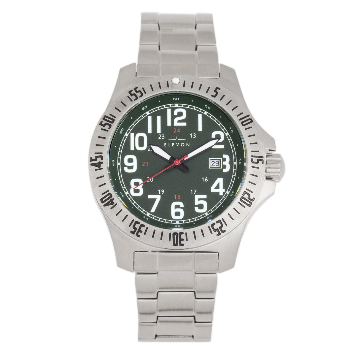 Side view of Elevon unisex watch