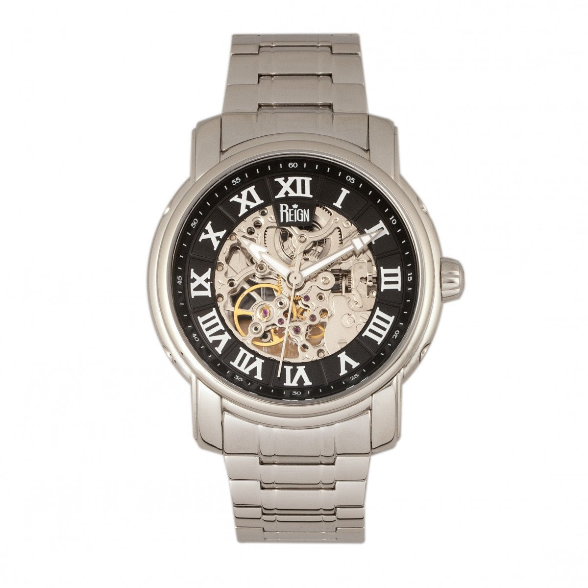 Side view of Reign Kahn Automatic men's watch