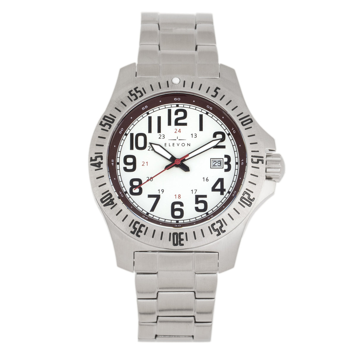 Side view of Elevon unisex watch