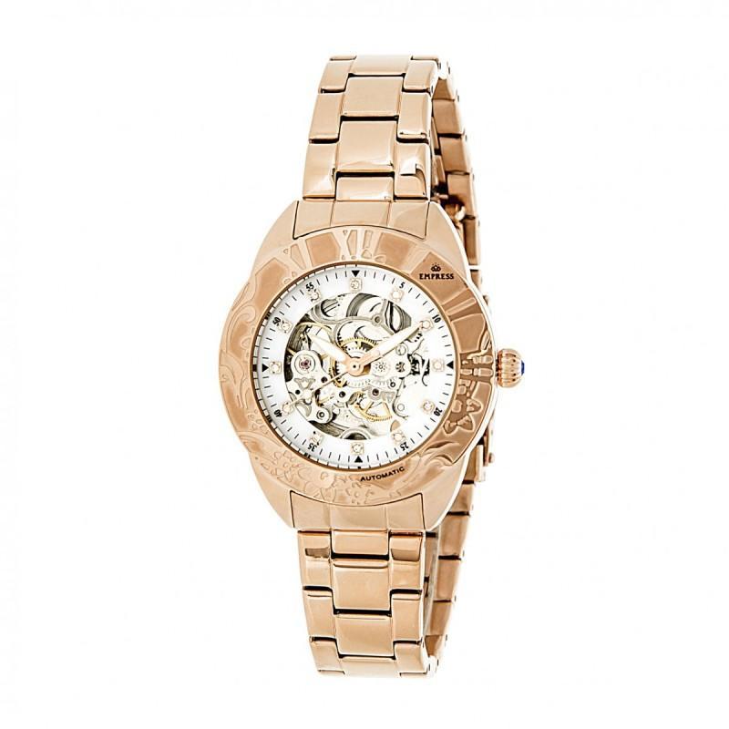 Close-up detail view of Empress women's watch