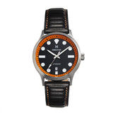 Side view of Heritor Automatic Bradford unisex watch