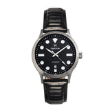 Close-up detail view of Heritor Automatic Bradford unisex watch