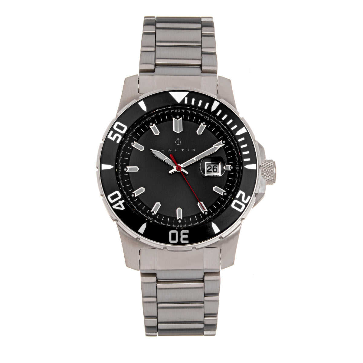 Front view of Nautis Admiralty Pro unisex bracelet