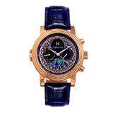 Angled view of Heritor Automatic Legacy unisex watch